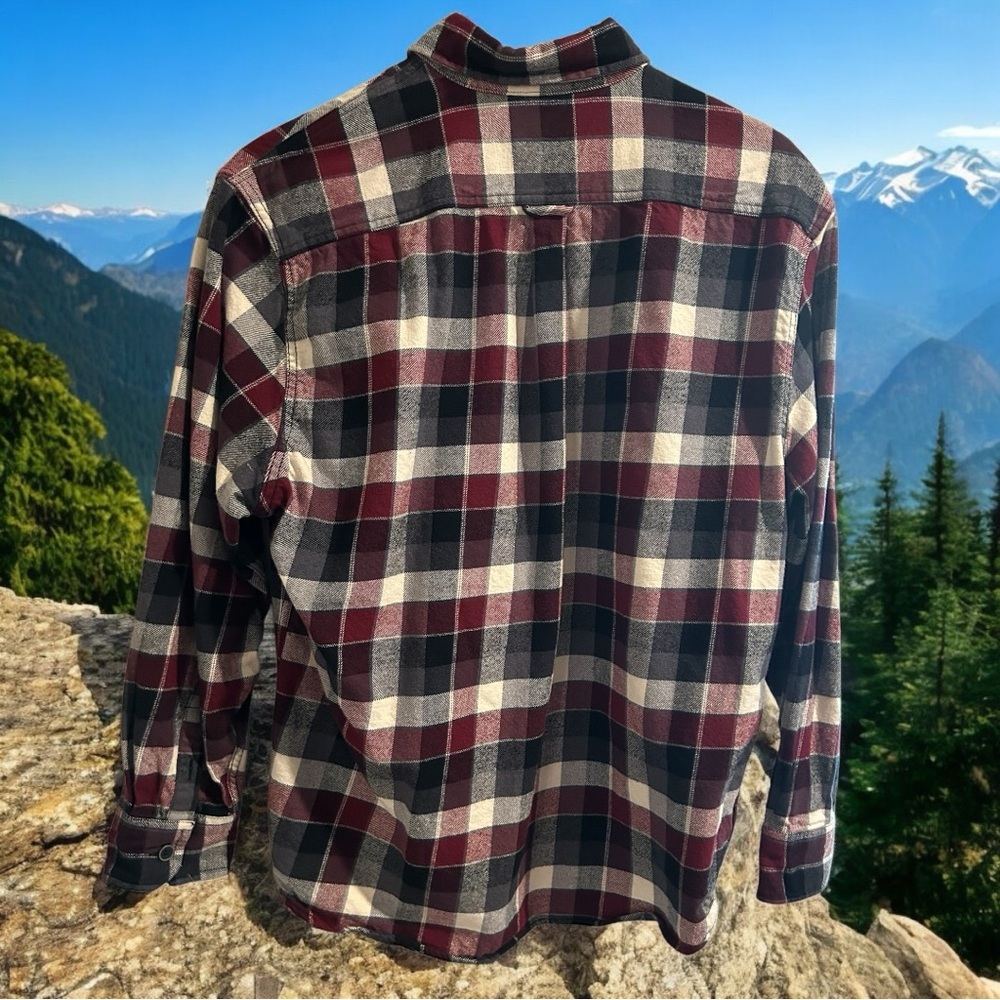 Plaid Button-Up Shirt - Picture 2 of 5